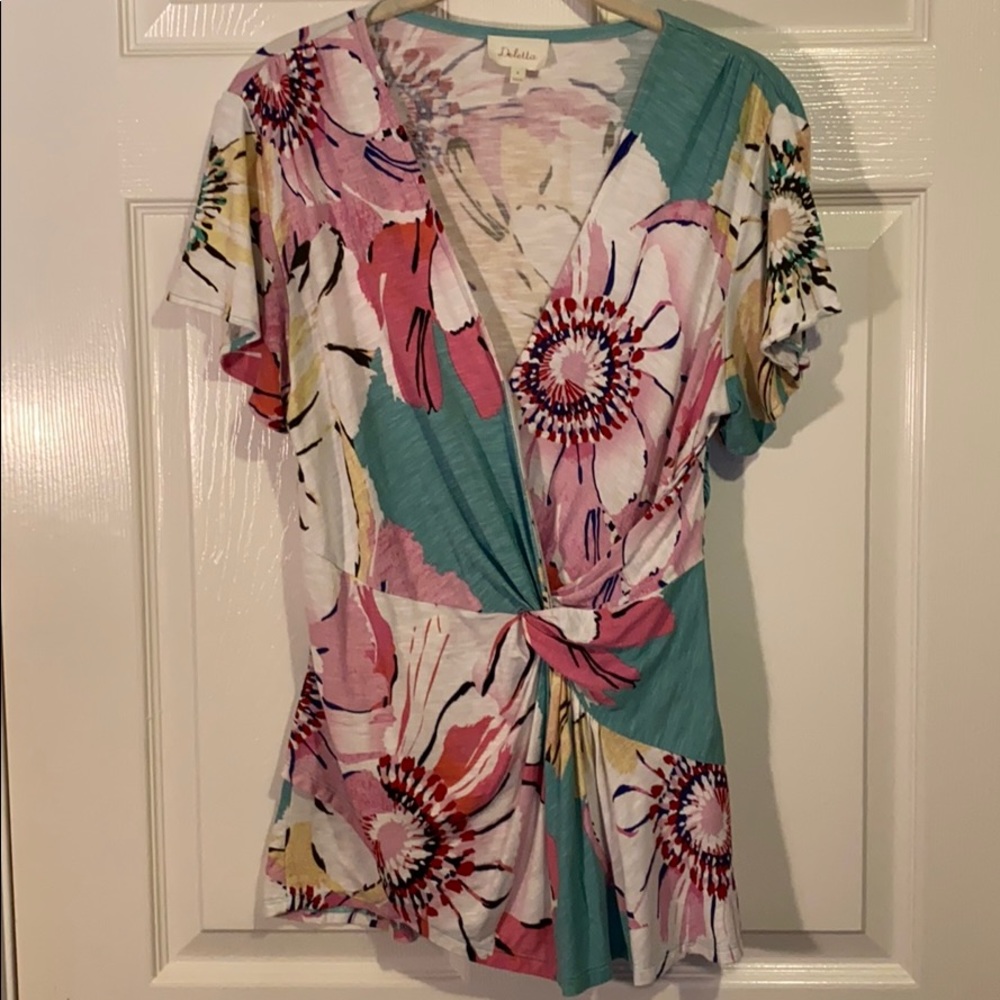 Anthro wrap tee